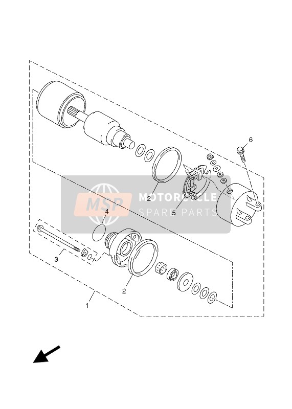 Yamaha X-MAX 400 2019 Starting Motor for a 2019 Yamaha X-MAX 400